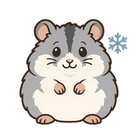 Illustration of a Winter White Hamster
